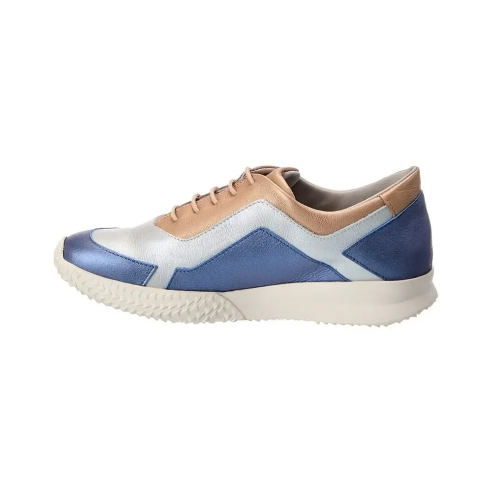 Arche Andrya Leather Sneaker, Blue_2